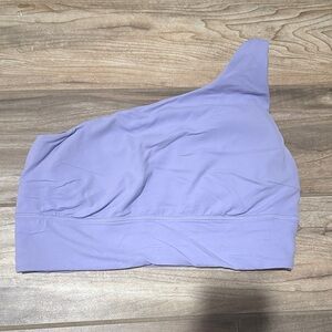 Lululemon Lavender One-Shoulder Top